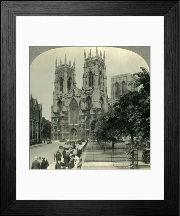 Framed Print : York Minster, York, England, c1930s. Creator: Unknown Framed Print : York Minster, York, England, c1930s. Creator: Unknown