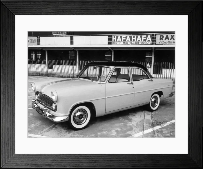 Framed Print : 1956 Simca Vedette. Creator: Unknown Framed Print : 1956 Simca Vedette. Creator: Unknown