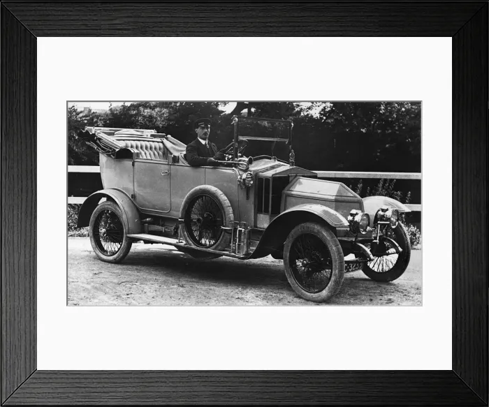 Framed Print : 1911 Siddeley Deasy with chauffeur. Creator: Unknown Framed Print : 1911 Siddeley Deasy with chauffeur. Creator: Unknown