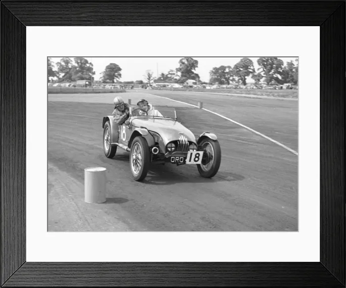 Framed Print : 1952 MG Tucker Peake special at Silverstone 1953. Creator: Unknown Framed Print : 1952 MG Tucker Peake special at Silverstone 1953. Creator: Unknown