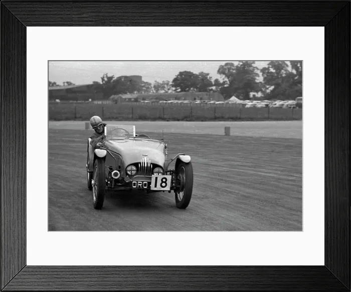 Framed Print : 1952 MG Tucker Peake special at Silverstone 1953. Creator: Unknown