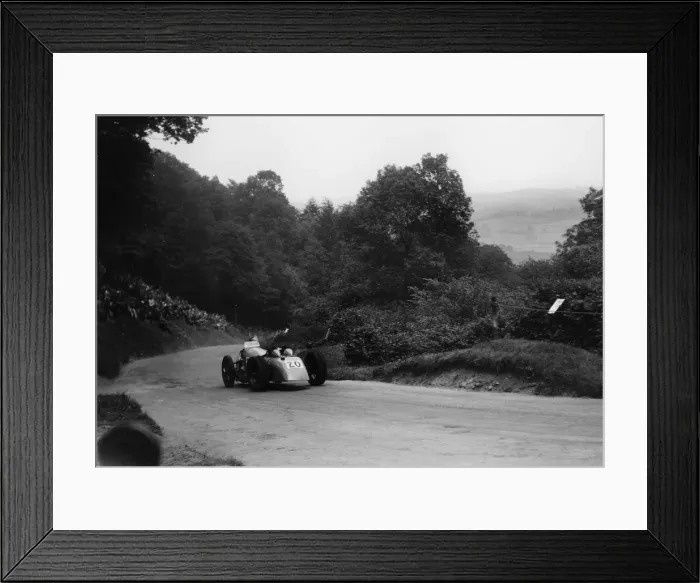 Framed Print : 1934 Dorcas Special on hill climb at Shelsley Walsh. Creator: Unknown