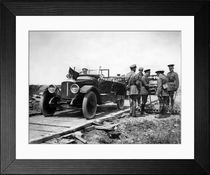 Framed Print : 1916 Vauxhall D type staff car. Creator: Unknown Framed Print : 1916 Vauxhall D type staff car. Creator: Unknown