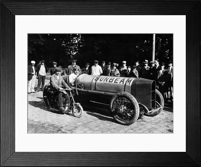 Framed Print : Sunbeam 350 hp, Rene Thomas. Creator: Unknown Framed Print : Sunbeam 350 hp, Rene Thomas. Creator: Unknown