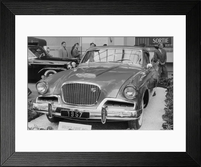 Framed Print : 1957 Studebaker Golden Hawk. Creator: Unknown Framed Print : 1957 Studebaker Golden Hawk. Creator: Unknown