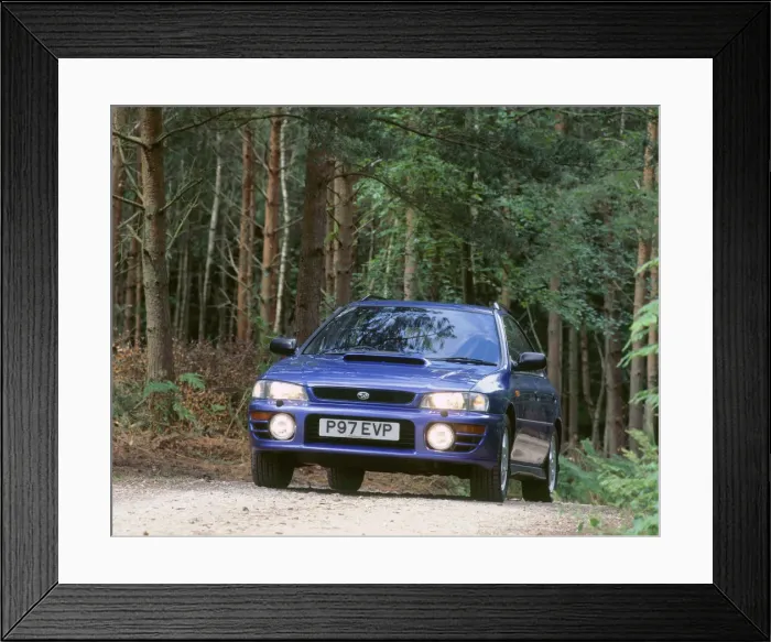 Framed Print : 1997 Subaru Impreza 2000 Turbo. Creator: Unknown