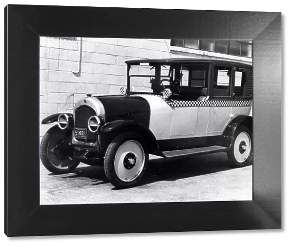 1926 Checker taxi cab. Creator: Unknown