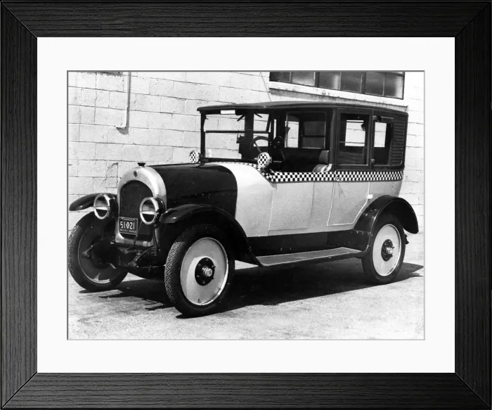 Framed Print : 1926 Checker taxi cab. Creator: Unknown Framed Print : 1926 Checker taxi cab. Creator: Unknown