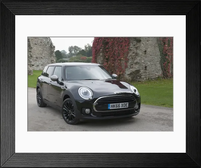 Framed Print : 2016 Mini Clubman Cooper D. Creator: Unknown