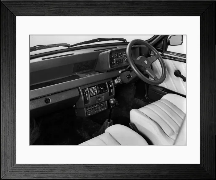 Framed Print : 1983 Vanden Plas Metro interior. Creator: Unknown Framed Print : 1983 Vanden Plas Metro interior. Creator: Unknown