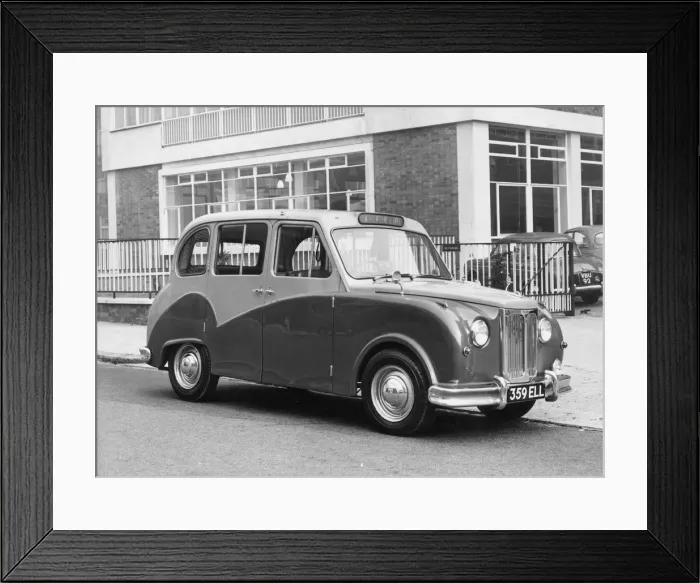 Framed Print : 1963 Winchester Mk1 taxi cab. Creator: Unknown Framed Print : 1963 Winchester Mk1 taxi cab. Creator: Unknown