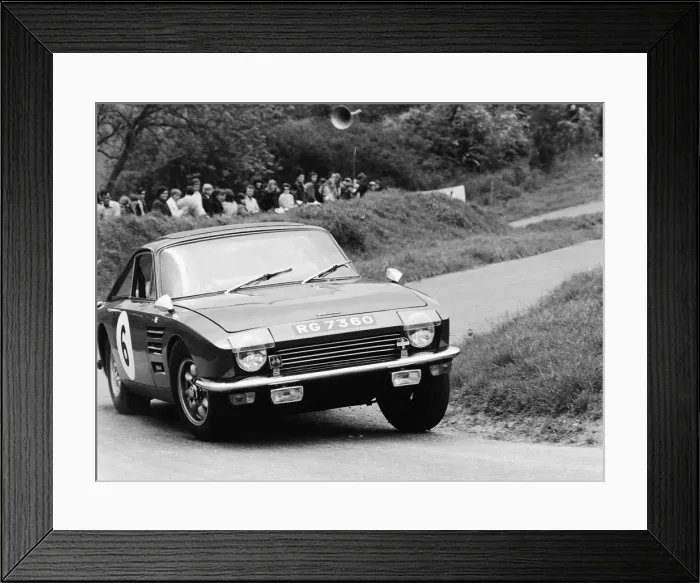 Framed Print : Trident Clipper, Sandy Gibb at Gurston Down 1971. Creator: Unknown Framed Print : Trident Clipper, Sandy Gibb at Gurston Down 1971. Creator: Unknown