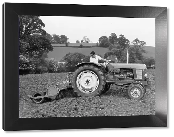 1968 BMC Nuffield 4-65 tractor. Creator: Unknown