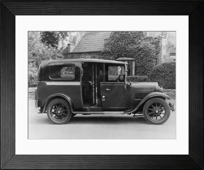Framed Print : 1933 Austin 12. 8hp taxi cab. Creator: Unknown Framed Print : 1933 Austin 12. 8hp taxi cab. Creator: Unknown