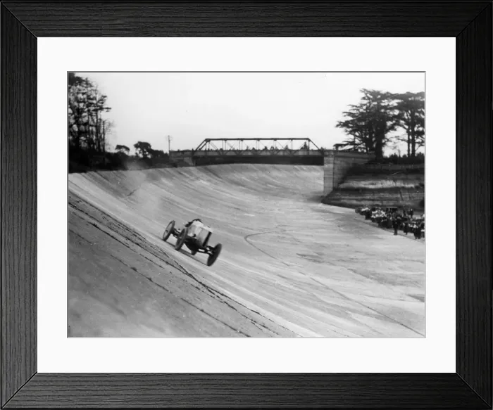 Framed Print : 1913 Percy Lambert in Talbot Special 25hp at Brooklands, breaks 103 miles in 1 hour record Framed Print : 1913 Percy Lambert in Talbot Special 25hp at Brooklands, breaks 103 miles in 1 hour record