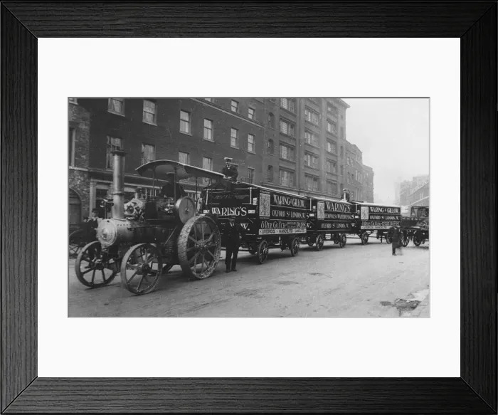 Framed Print : 1912 Wallis & Stevens traction engine. Creator: Unknown Framed Print : 1912 Wallis & Stevens traction engine. Creator: Unknown