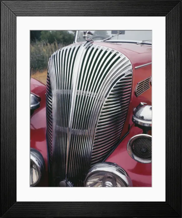 Framed Print : 1938 Triumph Dolomite grille. Creator: Unknown Framed Print : 1938 Triumph Dolomite grille. Creator: Unknown