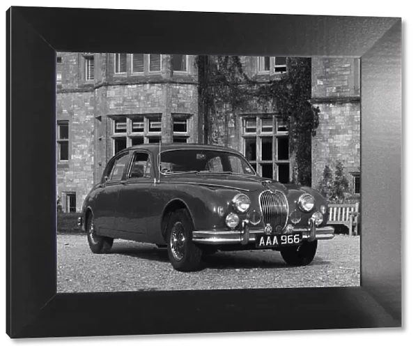 1958 Jaguar 3. 4 litre belonging to Lord Montagu of Beaulieu at Palace House. Creator: Unknown