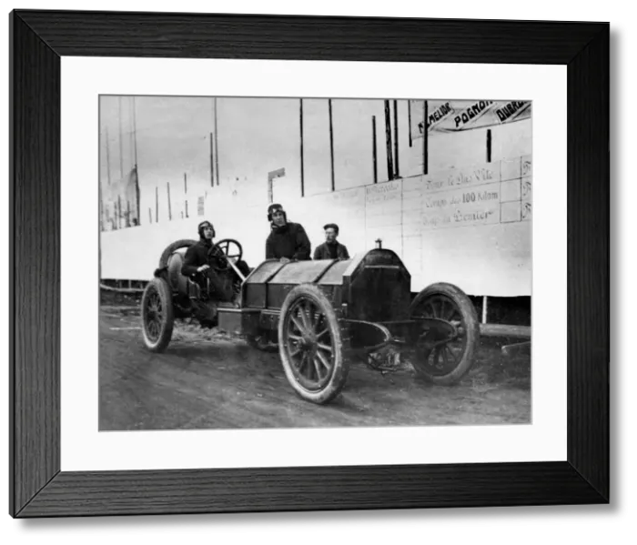 Framed Print : 1907 Weigel Straight 8, Circuit des Ardennes. Creator: Unknown Framed Print : 1907 Weigel Straight 8, Circuit des Ardennes. Creator: Unknown