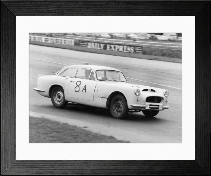 Framed Print : Warwick GT, S. Hill at Silverstone 1961. Creator: Unknown Framed Print : Warwick GT, S. Hill at Silverstone 1961. Creator: Unknown