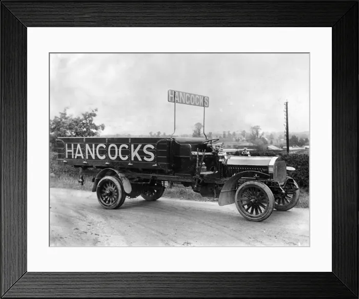 Framed Print : 1911 Dennis truck for Hancock s. Creator: Unknown Framed Print : 1911 Dennis truck for Hancock s. Creator: Unknown