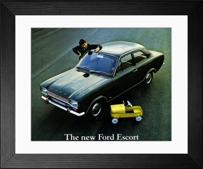 Framed Print : 1968 Ford Escort brochure. Creator: Unknown Framed Print : 1968 Ford Escort brochure. Creator: Unknown