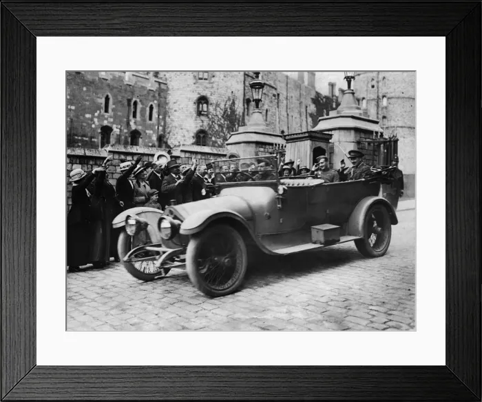 Framed Print : 1915 Crossley 25-30hp staff car. Creator: Unknown Framed Print : 1915 Crossley 25-30hp staff car. Creator: Unknown