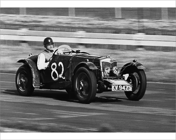 1934 Riley Imp driven by Mike Hawthorn at Goodwood. Creator: Unknown