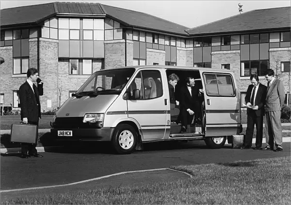 1991 Ford Transit V. I. P. minibus with Indiana conversion. Creator: Unknown