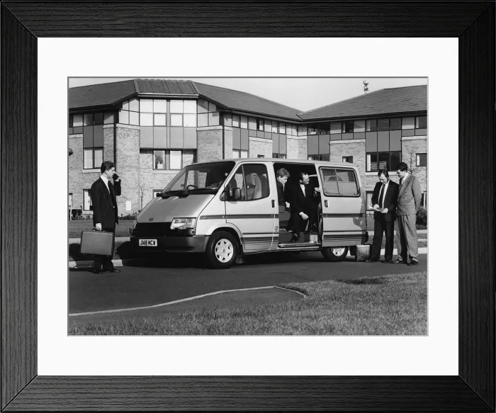 Framed Print : 1991 Ford Transit V. I. P. minibus with Indiana conversion. Creator: Unknown Framed Print : 1991 Ford Transit V. I. P. minibus with Indiana conversion. Creator: Unknown