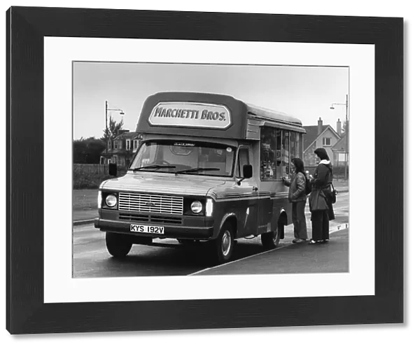 1979 Ford Transit ice-cream van. Creator: Unknown