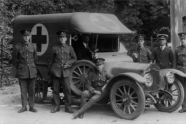 Rover 12 hp ambulance, World War 1. Creator: Unknown