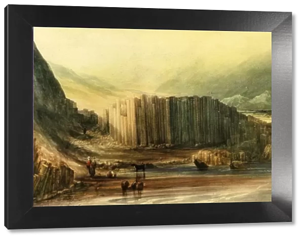 The Isle of Staffa, early-mid 19th century, (1946). Creator: Anthony Vandyke Copley Fielding