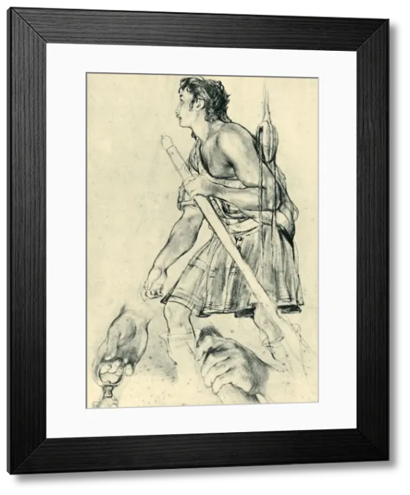 Framed Print : Highlander, early 19th century, (1946). Creator: David Wilkie Framed Print : Highlander, early 19th century, (1946). Creator: David Wilkie