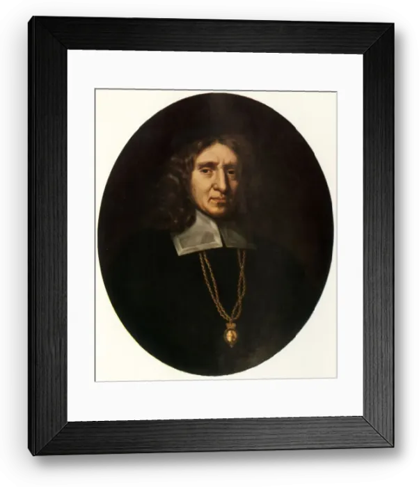 Framed Print : William Dugdale, c1675, (1943). Creator: Unknown Framed Print : William Dugdale, c1675, (1943). Creator: Unknown