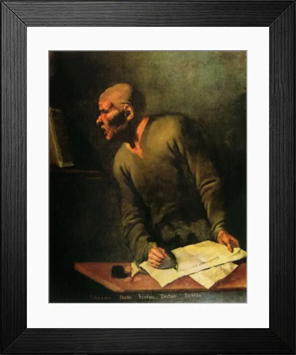 Framed Print : Duns Scotus, 17th century, (1943). Creator: Unknown Framed Print : Duns Scotus, 17th century, (1943). Creator: Unknown