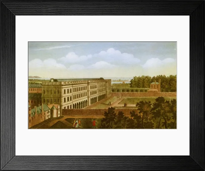 Framed Print : The Library of Trinity College, Dublin, c1760, (1943). Creator: Robert Sayer Framed Print : The Library of Trinity College, Dublin, c1760, (1943). Creator: Robert Sayer