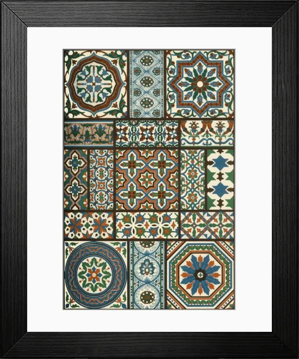Framed Print : Italian Renaissance polychrome ceramics, (1898). Creator: Unknown Framed Print : Italian Renaissance polychrome ceramics, (1898). Creator: Unknown