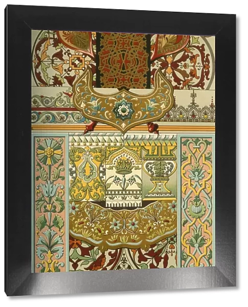 Russian enamel, majolica, wall painting, ceilings and japanned woodwork, (1898). Creator: Unknown