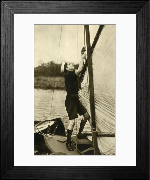 Framed Print : A Sea Scout, 1944. Creator: Unknown Framed Print : A Sea Scout, 1944. Creator: Unknown