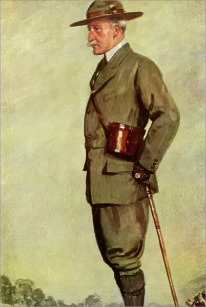 Lord Baden-Powell, 1911, (1944). Creator: Ape Junior