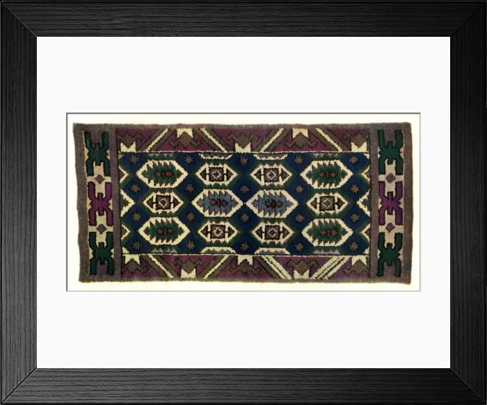 Framed Print : Thrift rug, 1943. Creator: Unknown Framed Print : Thrift rug, 1943. Creator: Unknown