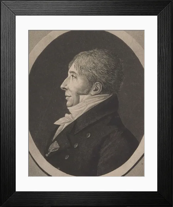 Framed Print : Portrait of the composer Jean-Francois Le Sueur (1760-1837), 1818. Creator: Quenedey Framed Print : Portrait of the composer Jean-Francois Le Sueur (1760-1837), 1818. Creator: Quenedey