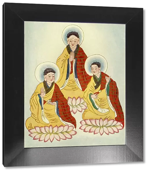 The Buddhist Triad, 1922. Creator: Unknown