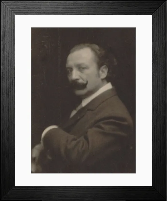 Framed Print : Portrait of the Composer Xavier Leroux (1863-1919), 1910. Creator: Photo studio Paul Berger Framed Print : Portrait of the Composer Xavier Leroux (1863-1919), 1910. Creator: Photo studio Paul Berger