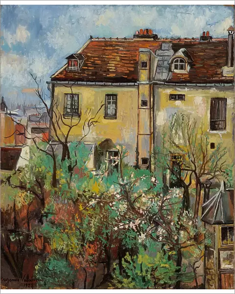 Jardin en la rue Cortot, 1928. Creator: Valadon, Suzanne (1865-1938)
