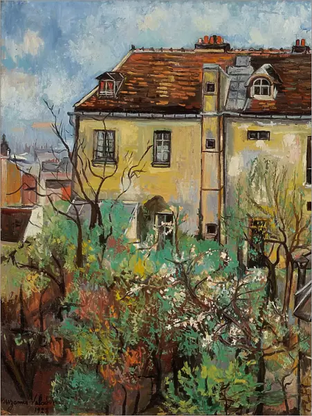 Jardin en la rue Cortot, 1928. Creator: Valadon, Suzanne (1865-1938)