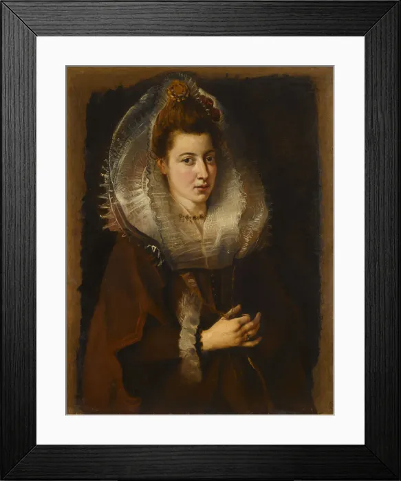 Framed Print : Portrait of a Young Woman with a chain, 1605-1606. Creator: Rubens, Pieter Paul (1577-1640) Framed Print : Portrait of a Young Woman with a chain, 1605-1606. Creator: Rubens, Pieter Paul (1577-1640)