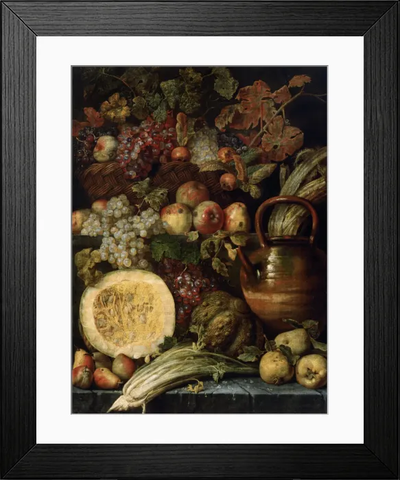 Framed Print : Still life with fruit, Last quarter of 17th cen Creator: Vogelaer, Karel van (Carel de) Framed Print : Still life with fruit, Last quarter of 17th cen Creator: Vogelaer, Karel van (Carel de)