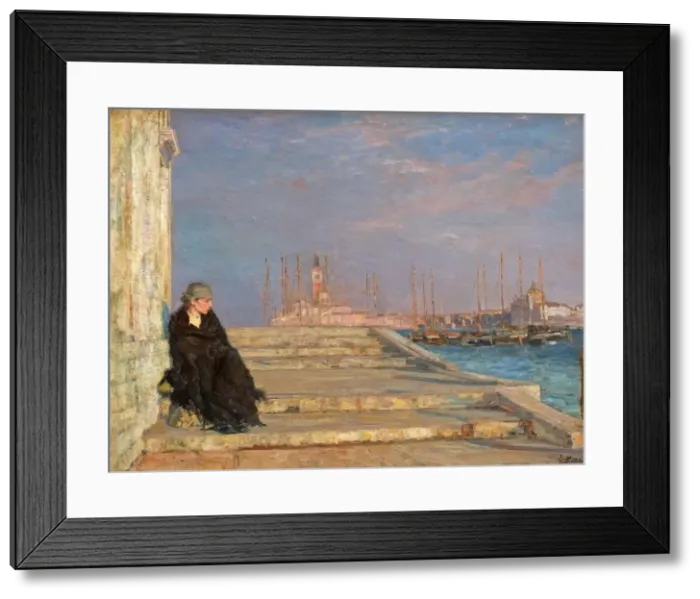 Framed Print : The last step. Creator: Ciardi, Beppe (Giuseppe) (1875-1932) Framed Print : The last step. Creator: Ciardi, Beppe (Giuseppe) (1875-1932)